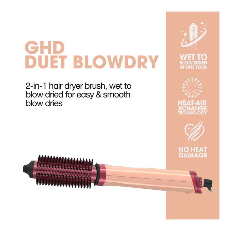ghd Duet Blowdry Hot Air Styler in Sunkissed Peach image number 2